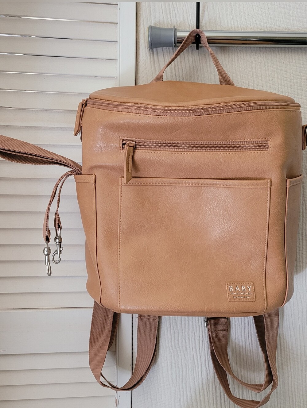 Arctic Zone Leather Style Diaper Bag Backpack - Picture 2 of 6